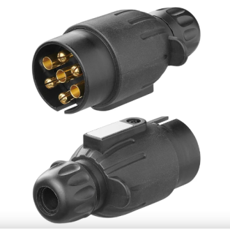 Fiche 7-pôles PVC avec aimant