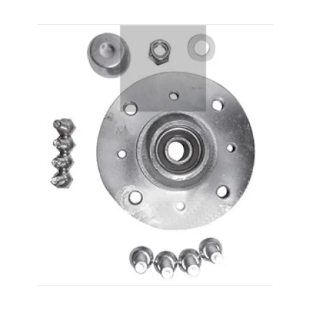 Moyeu complet 600 kg4 trous 115 et 4 trous 130