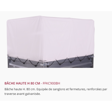 Bâche Sorel haut 236x129x80cm