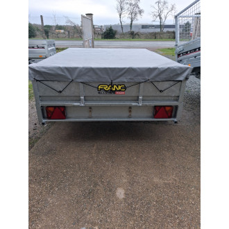 Bâche pour remorque 250x142 cm avec sandow bâche-Clinique Remorque 17