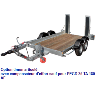 Porte engin ECIM PEGD 30 TA 250 AF - Clinique Remorque 17