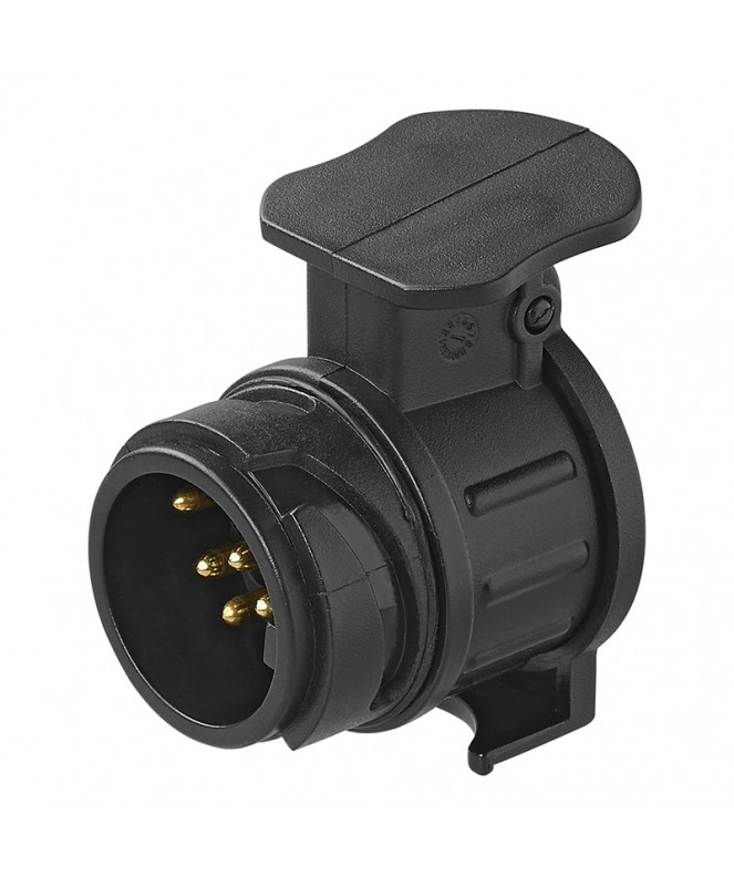 Adaptateur Prise Remorque 13 à 7 Broches YESLUSY - Étanche - Pour Voiture, Caravane, Porte-Vélo - Connexion Sécurisée