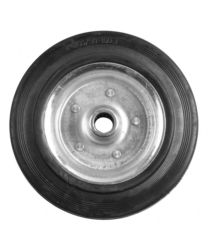 Roulette roue jockey jante acier de 160 pneu caoutchouc- Clinique Remorque-17