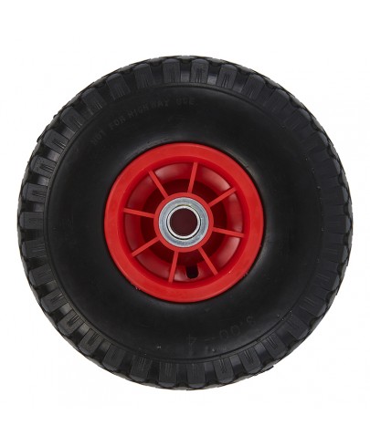 Roulette roue jockey jante plastique avec pneu