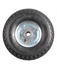 Roue jockey jante métal avec pneu d'aire 260x85mm