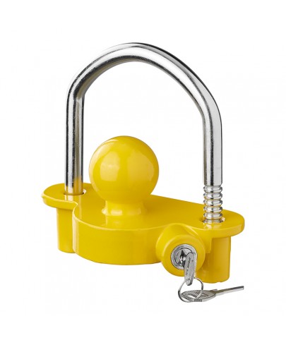 Antivol tête d'attelage avec cylindre de serrure
