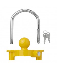Antivol tête d'attelage avec cylindre de serrure